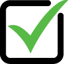 Green checkmark icon Green checkmark icon
