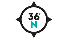 36degrees North logo 36degrees North logo