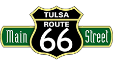 Tulsa Route 66 Main Street logo Tulsa Route 66 Main Street logo