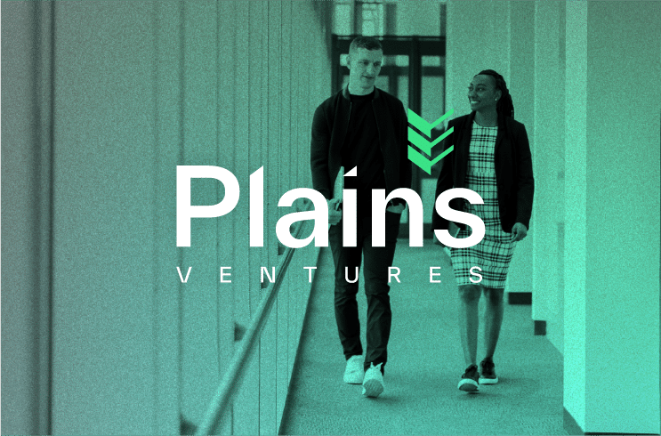Plains-Blog-Feature-Graphic_v2 Two Plains Ventures employees walking behind their company logo